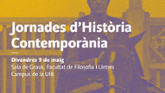 Jornades d'Histria Contempornia 2025